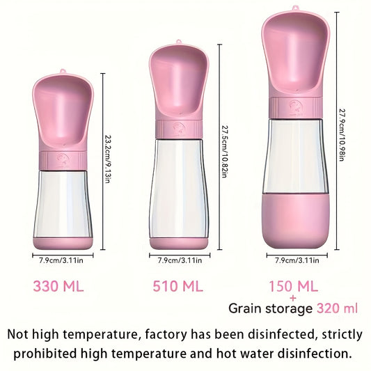 Gourde Portative pour Chien – Distributeur d’Eau Anti-Fuite pour Sorties et Voyages