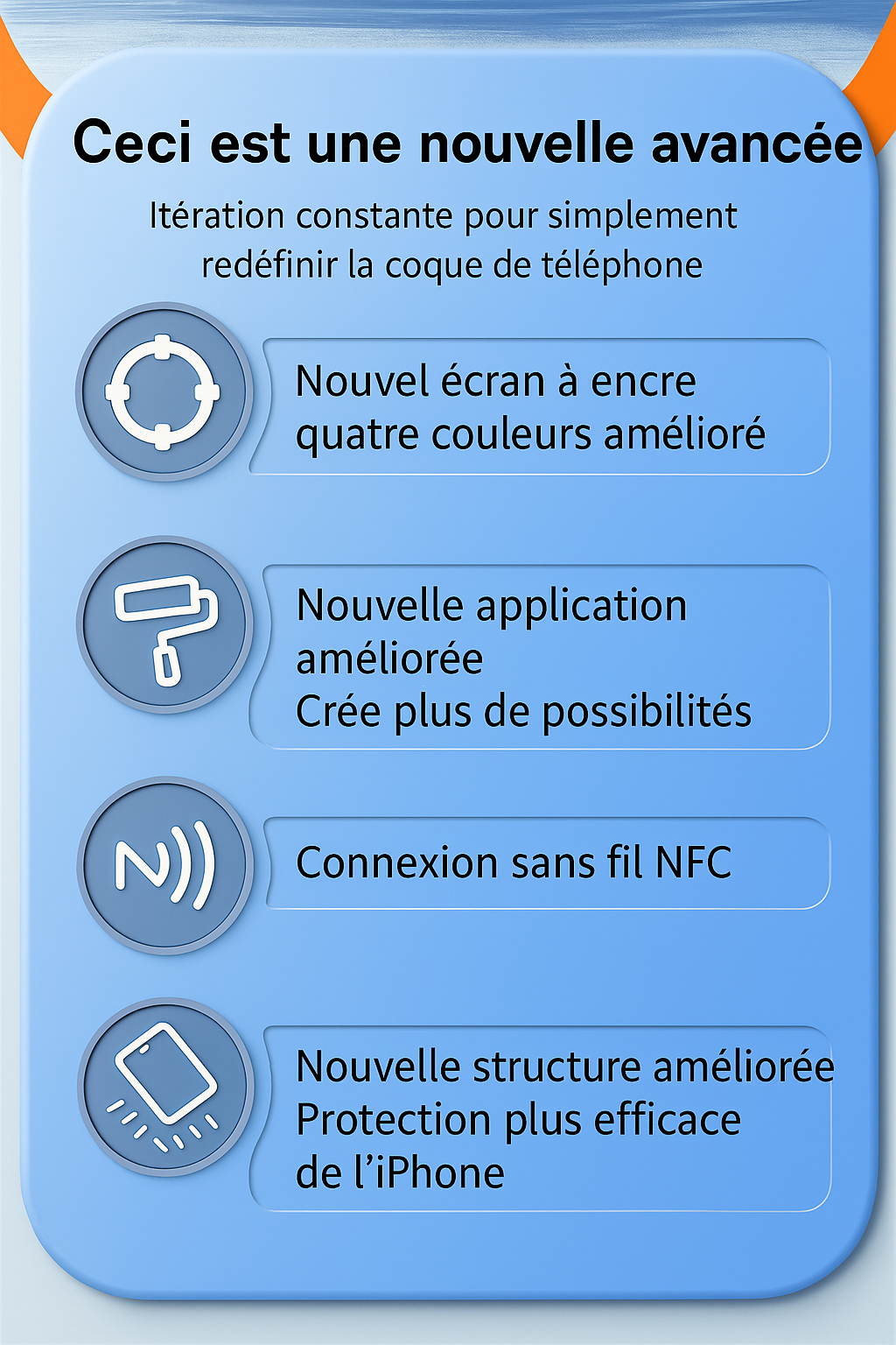 Coque iPhone NFC Personnalisable – Protection Haute Qualité avec Image Imprimée