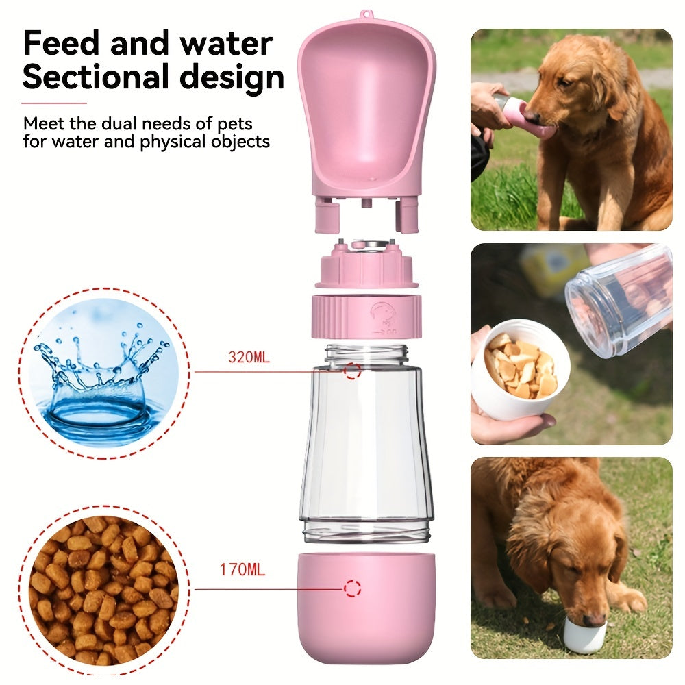 Gourde Portative pour Chien – Distributeur d’Eau Anti-Fuite pour Sorties et Voyages
